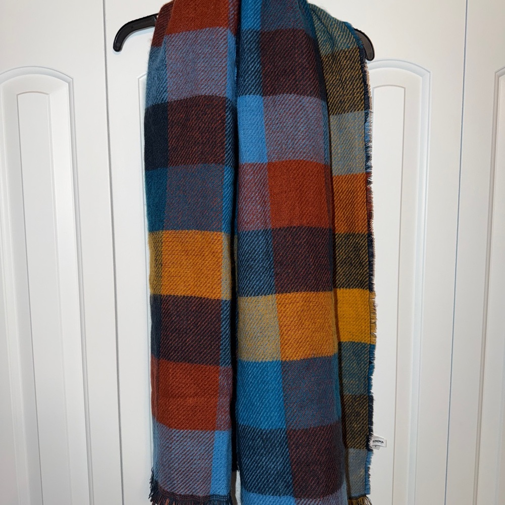 Plaid Multicolor Scarf